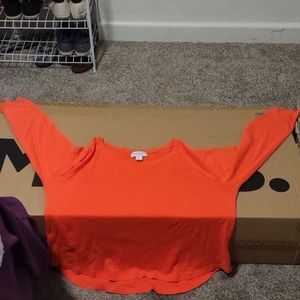 Red long sleeve shirt Liz Claiborne extra large